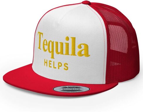 قبعة NG Tequila Helps المطرزة المسطحة لسائقي الشاحنات ذات التاج العالي وقابلة للتعديل قبعة الحفلات المضحكة in Kuwait