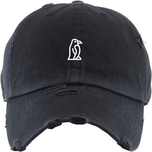 Penguin Vintage Baseball Cap Embroidered Cotton Adjustable Distressed Dad Hat in Saudi Arabia