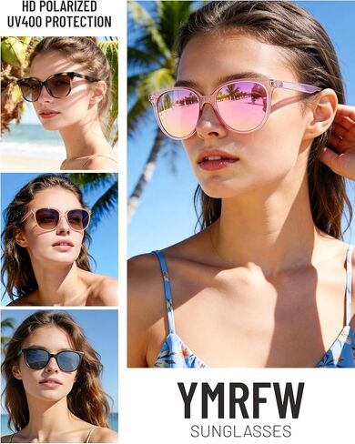 Retro Polarized Sunglasses for Women Men Classic Vintage Style Trendy Shade UV400 Protection Lens in Saudi Arabia
