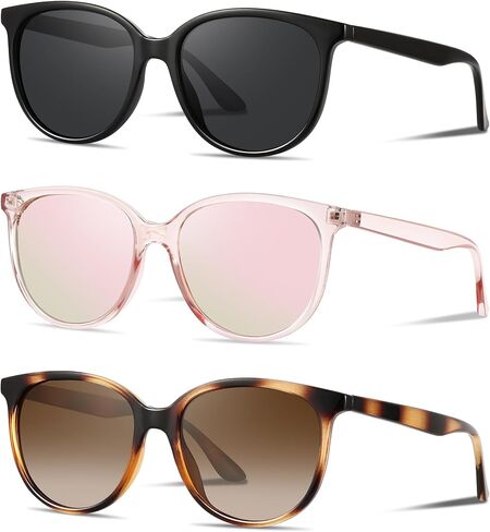 Retro Polarized Sunglasses for Women Men Classic Vintage Style Trendy Shade UV400 Protection Lens in Saudi Arabia