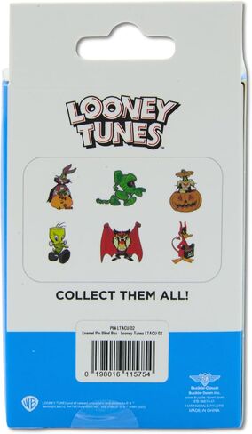 Looney Tunes Halloween Mystery Enamel Pin Blind Box Series, Marvin the Martian, Daffy Duck, Sylvester the Cat, Taz Tasmanian Devil, Tweety Bird, or Bugs Bunny in Kuwait