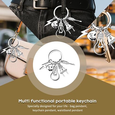 Keychain Accessories for Police Officer Electrician Doctor Nurse Firefighter Bartender Architect Mechanic in Saudi Arabia