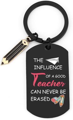 Teacher Gifts for Women Men Graduation Teacher Keychain Appreciation Gifts Supplies Ornament Stuff Daycare Preschool Male Female Teachers Keyring Thank You Birthday Coworker Retirement Present Easter in Saudi Arabia