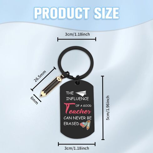 Teacher Gifts for Women Men Graduation Teacher Keychain Appreciation Gifts Supplies Ornament Stuff Daycare Preschool Male Female Teachers Keyring Thank You Birthday Coworker Retirement Present Easter in Saudi Arabia