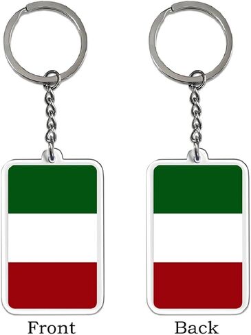 سلسلة مفاتيح بعلم إيطاليا - حلقة مفاتيح إيطالية - (عبوة من قطعتين إيطاليا) in Kuwait