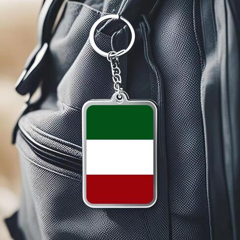 سلسلة مفاتيح بعلم إيطاليا - حلقة مفاتيح إيطالية - (عبوة من قطعتين إيطاليا) in Kuwait