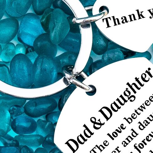 Father's Day Keychain For Dad From Daughter Dad Birthday Gift Best Dad Ever Perfect Best Dad Ever Gifts For Birthday Valentine's Day & Birthday Gifts For Adult Son in Saudi Arabia