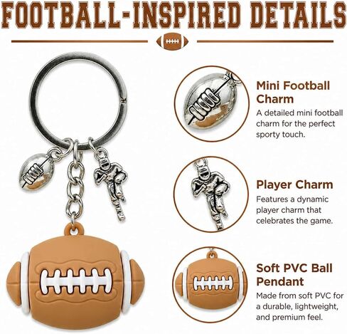 Sports Ball Keychain,Basketball Football Soccer Volleyball Key Chain,Soft PVC Ball Charm,Stainless Steel Keyring Gift in Saudi Arabia