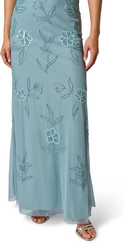 Adrianna Papell Printed Satin Dress in Kuwait