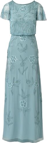 Adrianna Papell Printed Satin Dress in Kuwait
