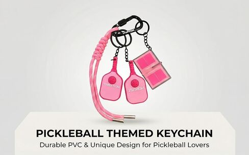 سلسلة مفاتيح Pickleball Paddles، حقائب ساحرة هدية للنساء، ملحقات سلاسل مفاتيح السيارة لـ Pickleball، مجموعة Pickleball هدية in Kuwait