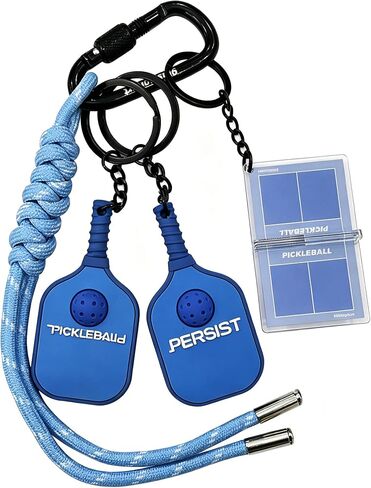 سلسلة مفاتيح Pickleball Paddles، حقائب ساحرة هدية للنساء، ملحقات سلاسل مفاتيح السيارة لـ Pickleball، مجموعة Pickleball هدية in Kuwait