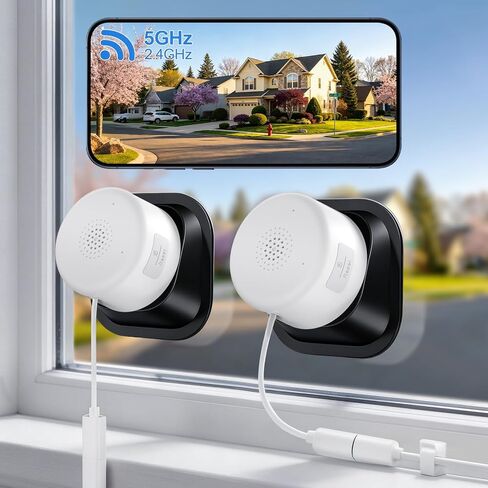 Indoor Security Camera - 5G&2.4G WiFi Cameras for Home Security Indoor One-Tap Call 911, 2K 360°Pan/Tilt AI Motion Detection Nanny/Baby/Pet/Dog Camera with Phone App/Speaker/US Cloud/IR Night Version in Kuwait