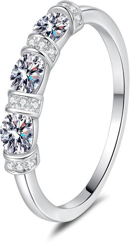 14K White Gold Diamond Statement Ring for Her, Delicate 0.98 Carat Oval Bezel Set Design with VVS1 D-Color Stones, Refined and Versatile Daily Accessory in Kuwait