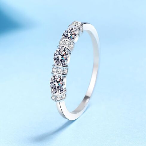 14K White Gold Diamond Statement Ring for Her, Delicate 0.98 Carat Oval Bezel Set Design with VVS1 D-Color Stones, Refined and Versatile Daily Accessory in Kuwait