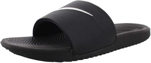 Nike Kawa Slide Boys Sandals Size 11, Color: True Black/White-Multi-Colored in Kuwait