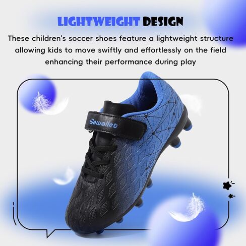 Kids Soccer Cleats Boys Girls Athletic Soccer Shoes Sneaker for Unisex in Kuwait