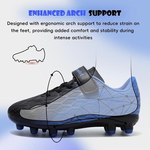 Kids Soccer Cleats Boys Girls Athletic Soccer Shoes Sneaker for Unisex in Kuwait