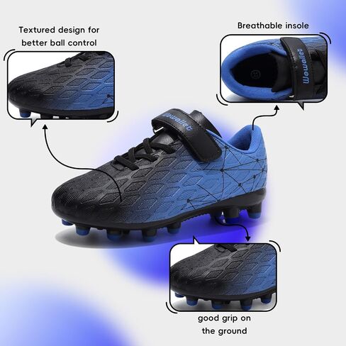 Kids Soccer Cleats Boys Girls Athletic Soccer Shoes Sneaker for Unisex in Kuwait
