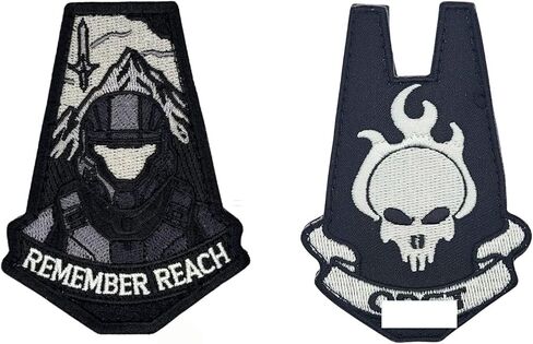 Legendary Skull Wht/Blk Tactical Patch [3.50 inch - Hook Fastener Backing ] in Saudi Arabia