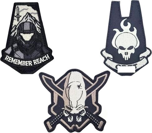 Legendary Skull Wht/Blk Tactical Patch [3.50 inch - Hook Fastener Backing ] in Saudi Arabia