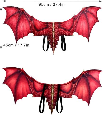 NewL Cosplay Demon Dragon Wings DIY كرنفال 2026 زينة الهالوين للنساء in Kuwait