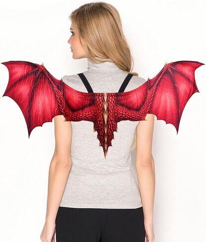 NewL Cosplay Demon Dragon Wings DIY كرنفال 2026 زينة الهالوين للنساء in Kuwait