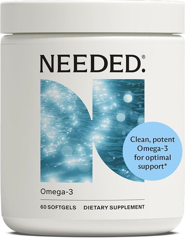 Needed. Expertly-Formulated & Tested Omega-3+ Capsules for Prenatal, Pregnancy, Breastfeeding, & Postpartum | Paired with Synergistic Choline, Lutein, and Zeaxanthin | 60 Capsules in Kuwait