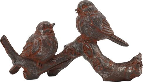 Braxio Bird Figurines Home Decor – Resin Tabletop Green Hummingbird Decor Sculpture for Shelf Bookcase Coffee Table Farmhouse Modern Decorative Accent for Living Room Office Gifts 6 x 4.5 x 9.25 Inch in Saudi Arabia