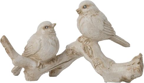 Braxio Bird Figurines Home Decor – Resin Tabletop Green Hummingbird Decor Sculpture for Shelf Bookcase Coffee Table Farmhouse Modern Decorative Accent for Living Room Office Gifts 6 x 4.5 x 9.25 Inch in Saudi Arabia