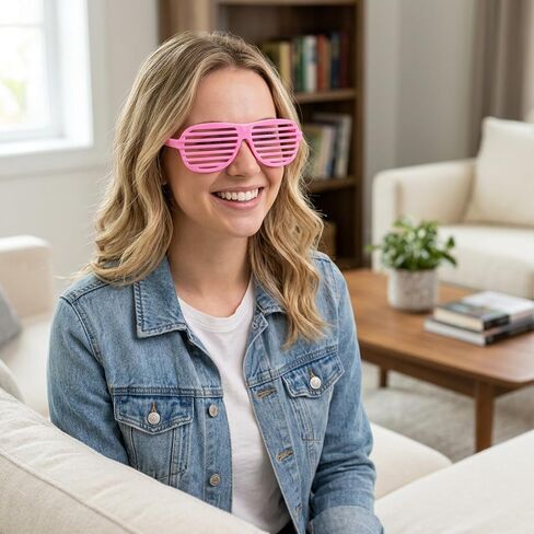 20Pcs Shutter Glasses, Plastic Shutter Glasses for Parties and Events in Saudi Arabia
