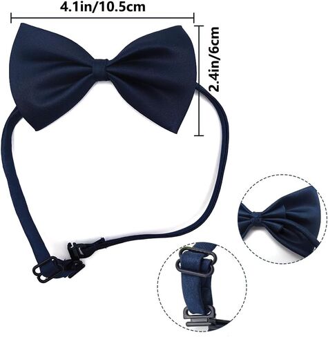 3 Packs 1920s Mens Costume Accessories Gangster Fedora Hat Bow Tie Y-Back Suspenders for Halloween Christmas Carnival Party, Blue in Saudi Arabia