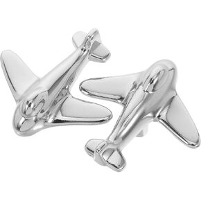 Zerodeko Airplane Cabinet Drawer Pulls for Room, Metal Closet Pulls and Kitchen Cabinet Knobs, Chrome Finish, 2pcs, Decorative Furniture Handles for Nursery Wardrobe and Dresser in Saudi Arabia