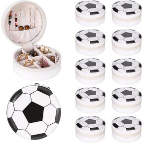 12 Pcs Soccer Team Gifts - Soccer Gifts Bulk Jewelry Boxes Mini Travel Jewelry Case for Players & Coaches in Saudi Arabia