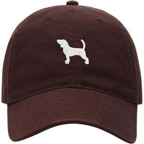 Baseball Cap Men Beagle Dog Embroidered Washed Cotton Dog Hat Baseball Caps in Saudi Arabia