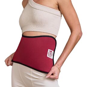 Castor Oil Pack Wrap for Abdomen – Certified Organic Cotton Flannel, Premium Reusable LeakProof Compress, Heat Pack Pocket, Adjustable XS–XXL Liver & Stomach Wrap, Italian Designed – Moon At Her Feet in Saudi Arabia