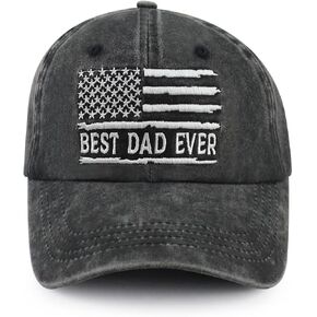 The Best Dad Papa Hat for Men, Funny Adjustable Cotton Embroidered Daddy Baseball Cap in Saudi Arabia