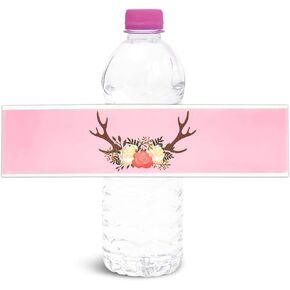 Sparkle and Bash 100 Pack Bumble Bee Water Bottle Labels, Bee Stickers for Water Bottles, Bee Theme Water Bottle Wrapper for Baby Shower and Birthday Party Decorations, 8.5 x 2 Inches in Saudi Arabia
