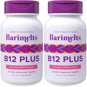 BariMelts B12 Plus, Dissolvable Bariatric Vitamins, Natural Cherry Flavor, 90 Fast Melting Tablets in Saudi Arabia