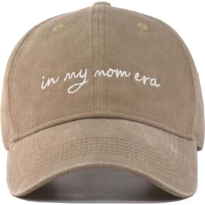 in My Mom Era Hat for Moms - Vintage Wahsed Cotton Adjustable Low Profile Dad Hat, Mother's Day Birthday Gift in Saudi Arabia
