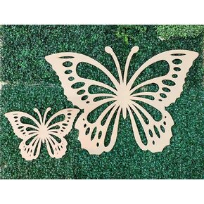2PCS Wooden Butterfly Wall Decorations,Butterfly Room Wall Decor,Birthday party Wall Decor Signs for Women Gifts Lavender Bedroom Living Room Kitchen Office in Saudi Arabia