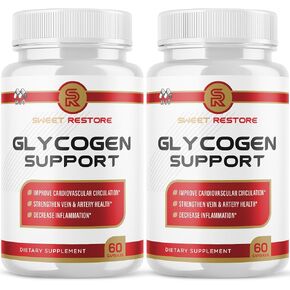(2 Pack) Sweet Restore Glycogen Support Capsules, Official Sweet Restore Glycogen Support Pills with All Natural Ingredients, Overall Health and Wellness with Max Strength Multivitamin (120 Capsules) in Saudi Arabia