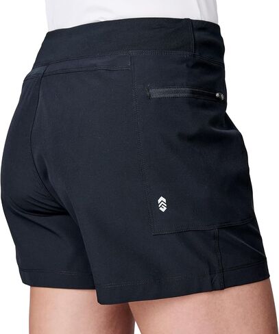 Free Country Women's Hiking Shorts 5" Inseam Quick Dry Cargo with Pockets Soft Stretch Lightweight for Golf Outdoor Walk-TtoT in Kuwait