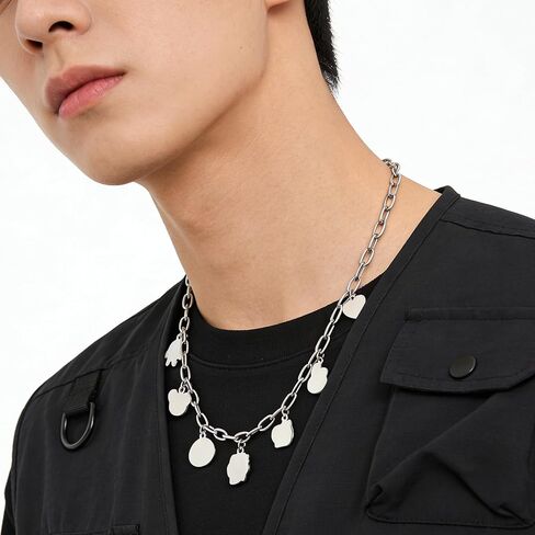 Army Necklace Korean Pop Album Inspired Merch Charm Jewelry for Tour Concert Fans Gifts Women Men in Saudi Arabia