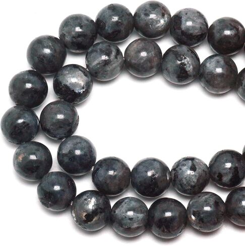 Natural Stone Beads Gemstone Beads for Jewelry Making Supplies- Crystal Beads for Bracelets, 10mm Beads Round Beads for Craft(35-38pcs, 10mm, Mahogany Obsidian) in Kuwait