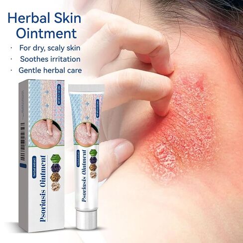2PCS-Herbal Calming Balm for Dry Skin, Intensive Moisturizing Cream with Aloe Vera & Sophora Extract, Soothing Care for Irritated Skin on Hands, Feet, Lower Body & More, Gentle Formula, 1.42 oz in Kuwait