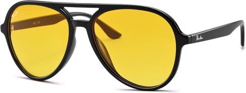 نظارة شمسية Pro Acme Retro مستقطبة Aviator للنساء والرجال، ظلال عصرية كلاسيكية من السبعينيات مع UV400 in Kuwait
