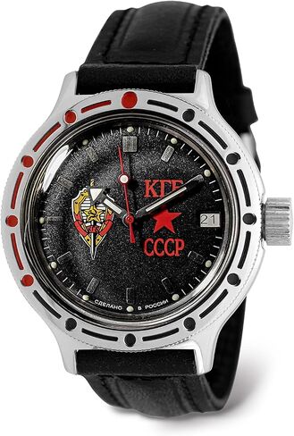 فوستوك | ساعة يد غواص أوتوماتيكية ذاتية الملء من أمفيبيا 420457 KGB USSR in Kuwait