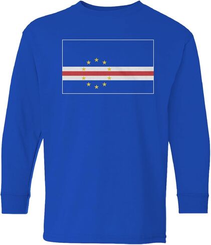 Cape Verde Pride Vozinha 1 Two-Sided Jersey Style Youth Long Sleeve T-Shirt in Saudi Arabia