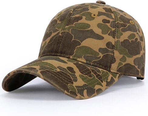 Camo Baseball Cap for Men Women Adjustable Cotton Army Military Hat Dad Hats for Hunting Fishing Outdoor Sport in Kuwait